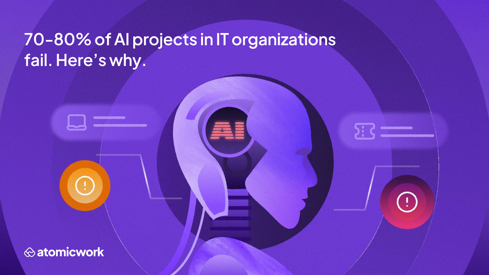 70-80% of AI projects in IT organizations fail. Here’s why. 